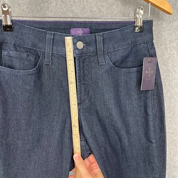 NYDJ Barbara Bootcut Jeans Size 2 Dark Wash Denim Slimming LiftxTuck Classic NEW - Picture 5 of 14